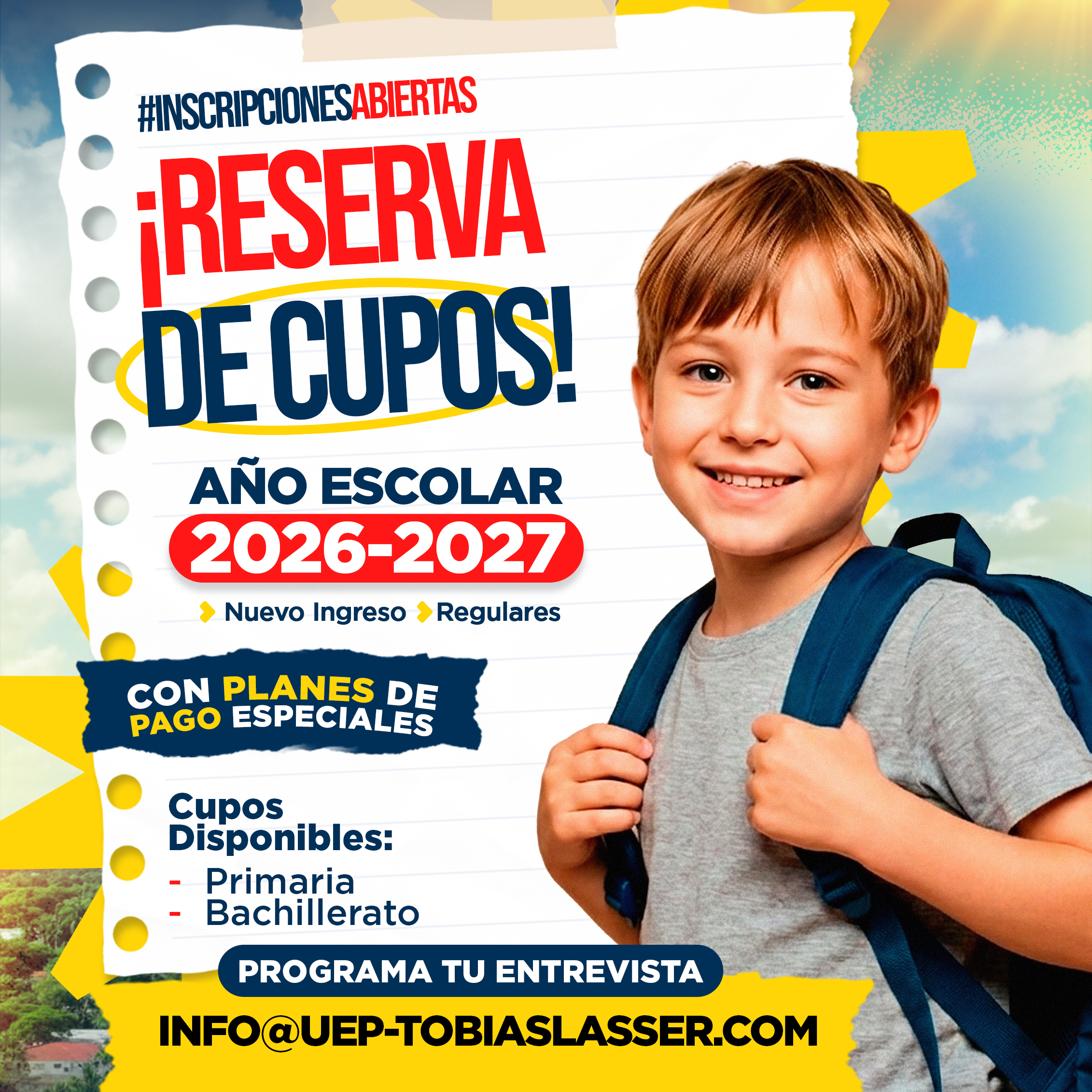 Inscripciones abiertas